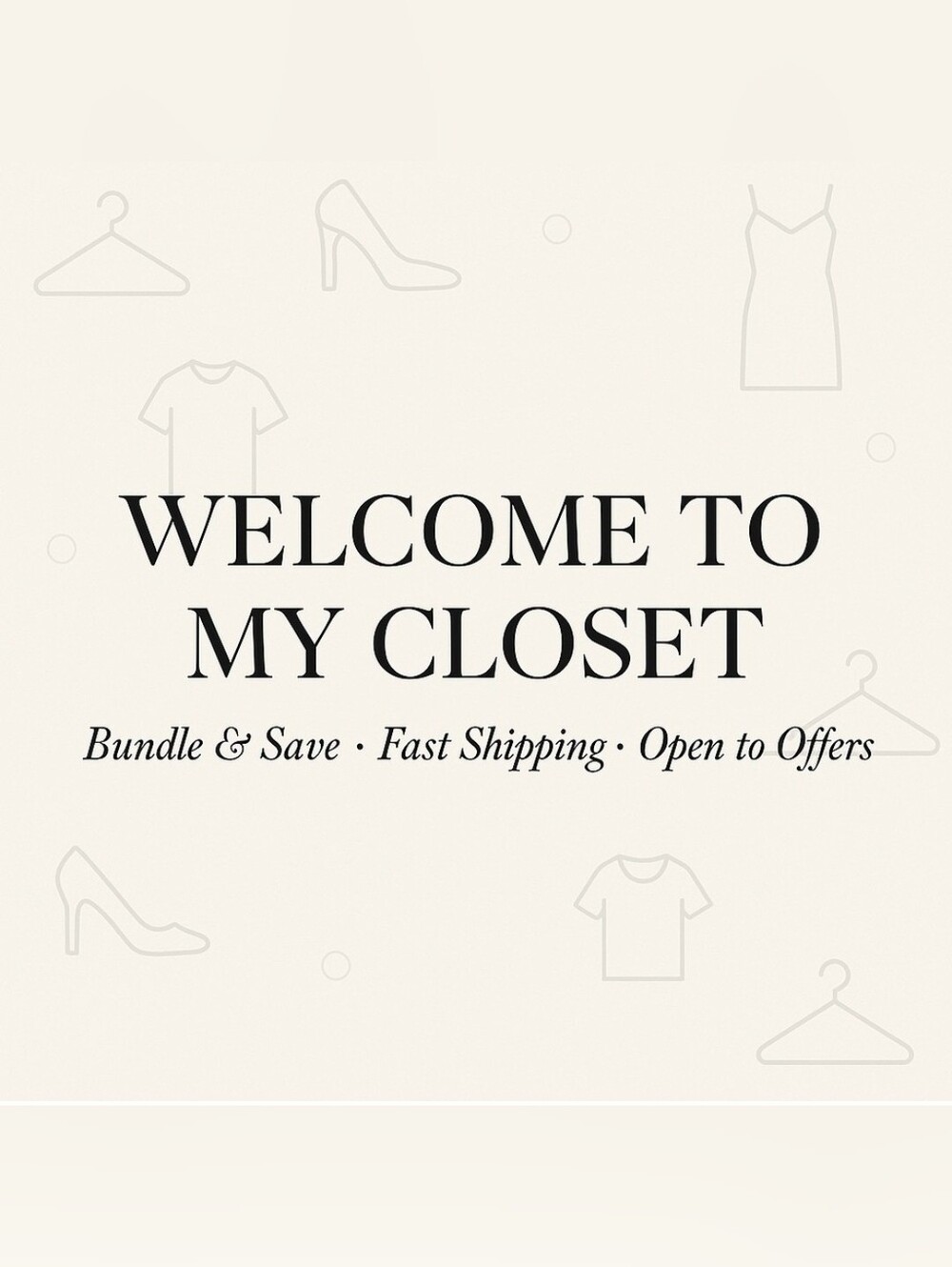 ✨WELCOME TO MY POSHMARK CLOSET ✨